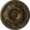 Ekena Millwork Granada Ceiling Medallion (Fits Canopies up to 7 1/8"), Hand-Painted Brass, 19"OD x 1 1/2"P CM19GABRS - alternate 1
